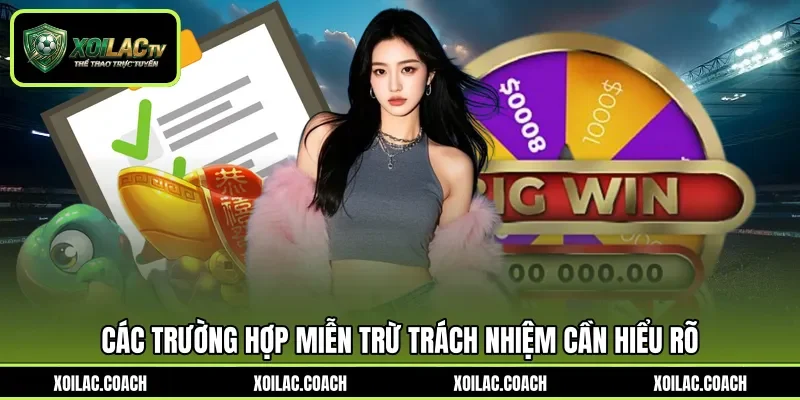Các trường hợp miễn trừ trách nhiệm cần hiểu rõ Các trường hợp miễn trừ trách nhiệm cần hiểu rõ