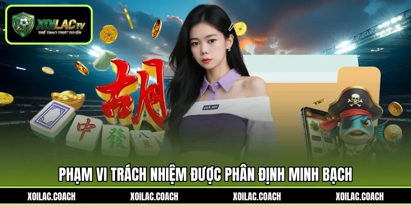 Phạm vi trách nhiệm được phân định minh bạch Phạm vi trách nhiệm được phân định minh bạch
