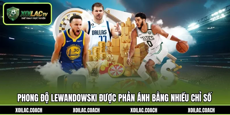 Phong độ Lewandowski được phản ánh bằng nhiều chỉ số Phong độ Lewandowski được phản ánh bằng nhiều chỉ số