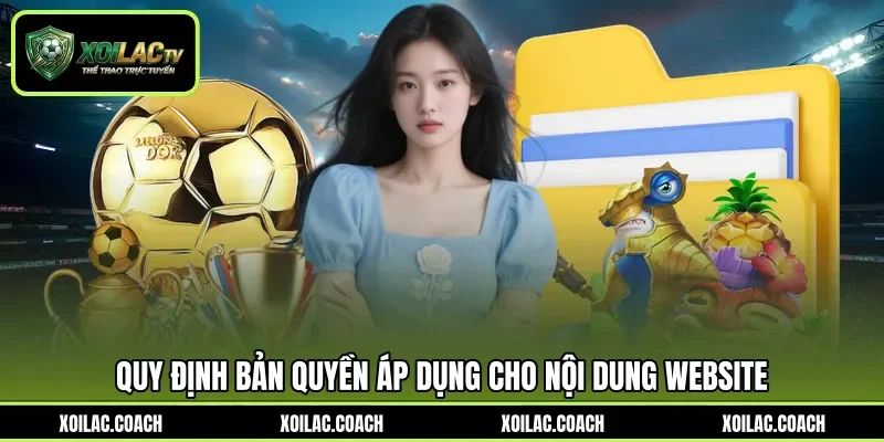 Quy định bản quyền áp dụng cho nội dung website Quy định bản quyền áp dụng cho nội dung website
